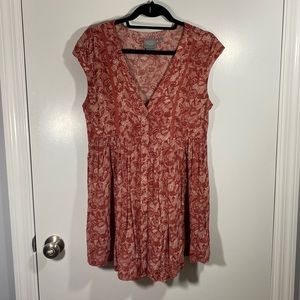 Vanessa Virginia Ladder Tunic terracotta XS Anthropologie